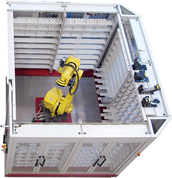 Automation RCR von oben – Top view